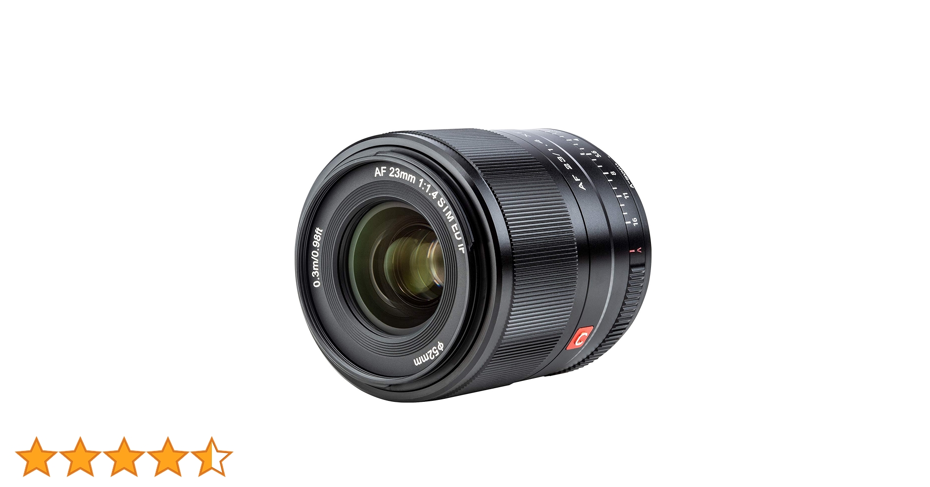富士フイルム - 【viltorox】23mm f1.4 美品 Amazon.co.jp: VILTROX 単焦点レンズ AF 23mm F1.4 STM F1.4大
